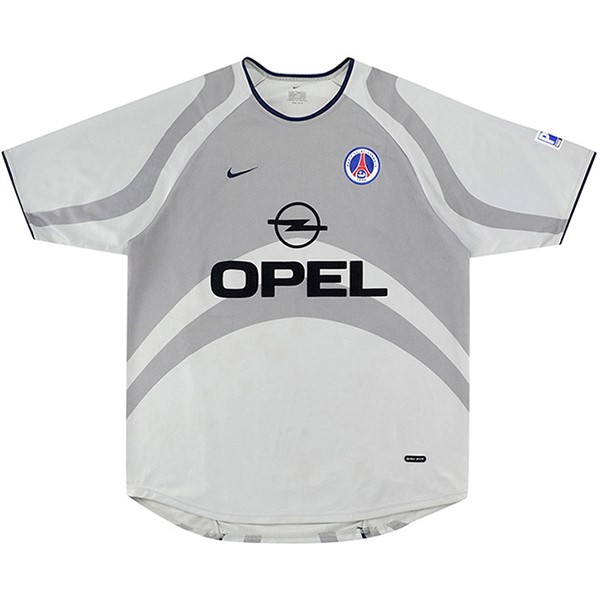 Tailandia Camiseta Paris Saint Germain 2nd Retro 2001 Gris